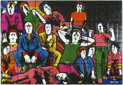 Existers 1984 by Gilbert & George born 1943, born 1942